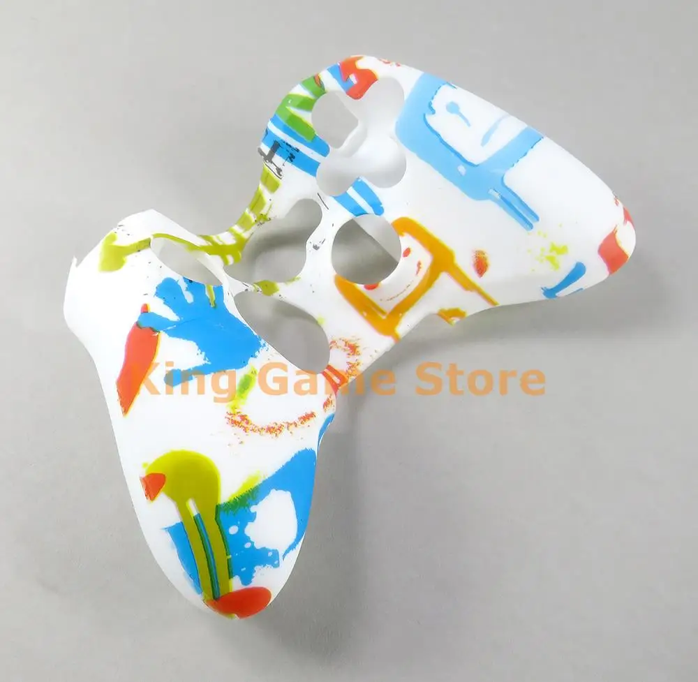 30pcs Water Transfer การพิมพ์นุ่มป้องกันผิวสําหรับ Xbox 360 Controller ซิลิโคนสําหรับ Xbox 360 Gamepad อุปกรณ์เสริม