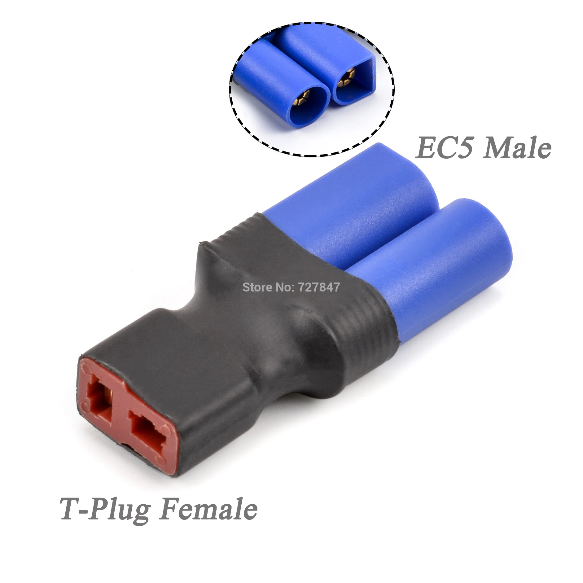 Adapter EC5 / EC3 naar XT60 T Deans Vrouwelijke / Mannelijke Connectoren Plug RC Lipo Batterij Controle Onderdelen DIY