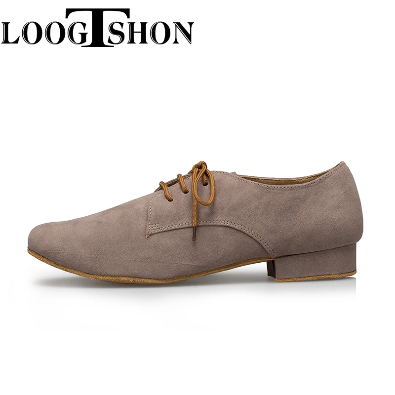 LOOGTSHON shoes for men with free shipping Flats Modern dance shoes Tango Party Wedding Square dance shoes