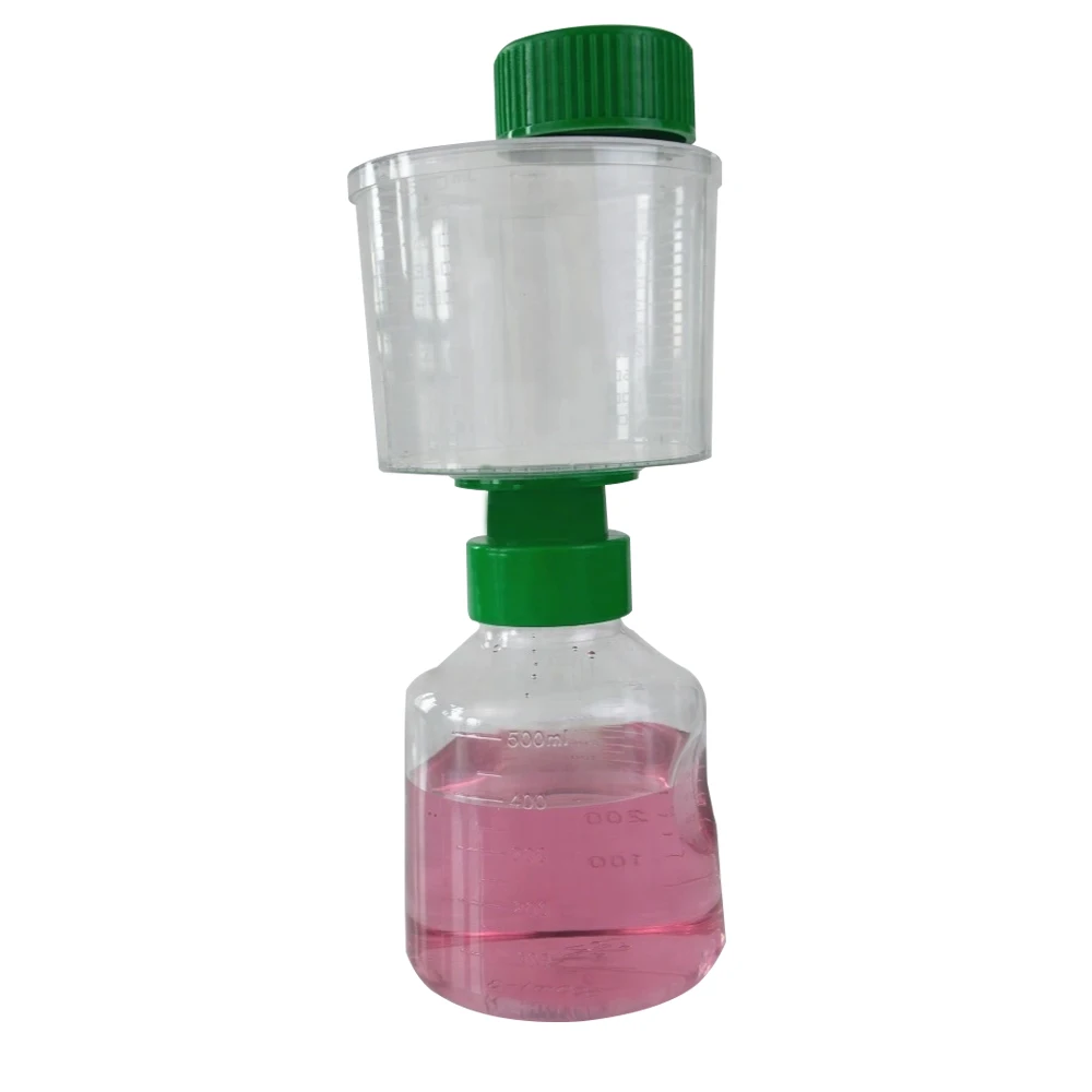 IKEME 12PCS Sterile Bottle Top Disposable Vacuum Filter Units PVDF  Membrane 150/250/500ml/1000ml