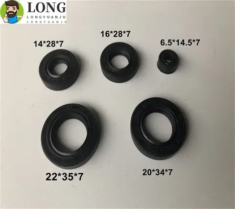 Motorcycle full complete engine oil seal rubber gear shaft seal for Honda 125cc 150cc CG125 CG150 CG 125 ZJ125 XF 125 oil seal