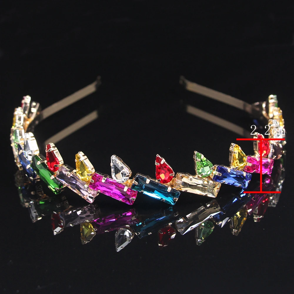 AINAMEISI Princess Crystal Hairband Lady, Girl Wedding Accessories Glass Bridal Hairband Fashion Hair  Jewelry
