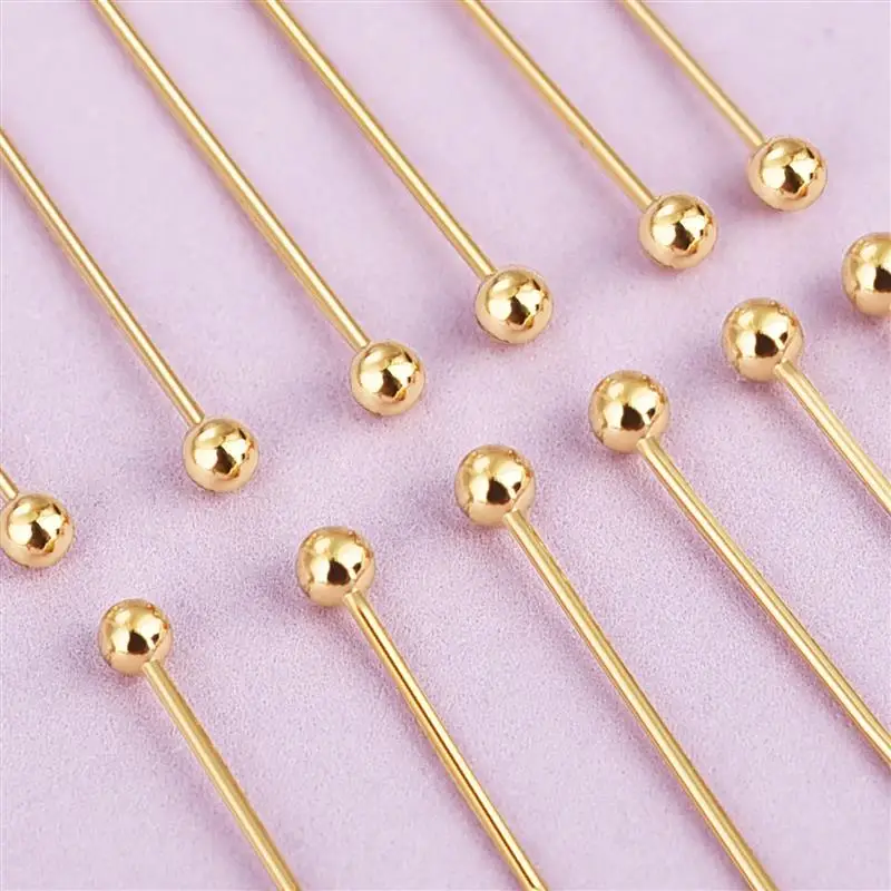 200pcs 15/20/30/40/50mm Pin Jewelry Findings Earring Stud Basic Pins Connector For DIY Jewelry Making Accessories Supplies