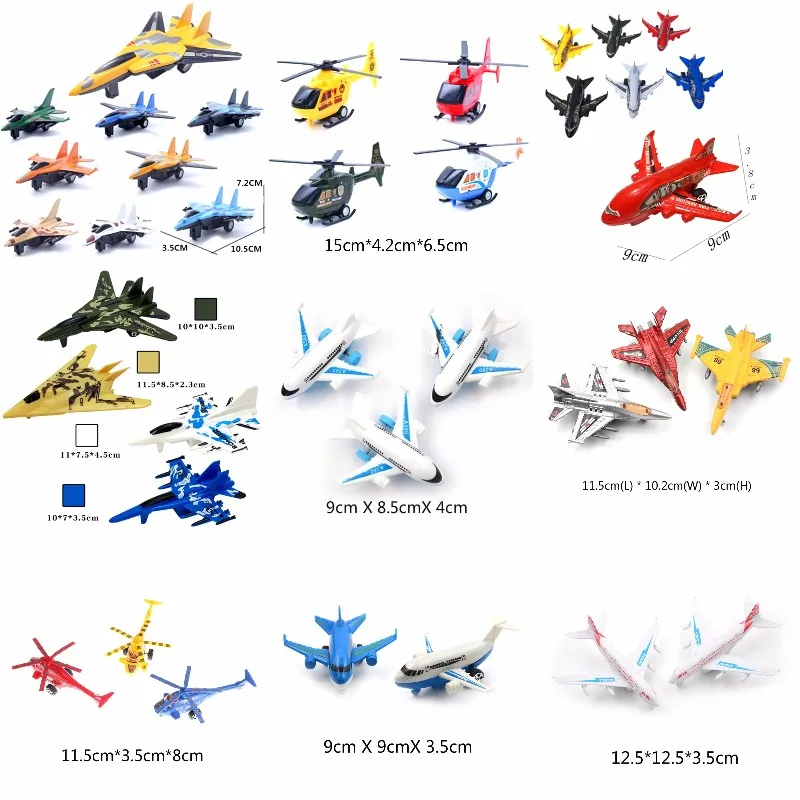 Multi Styles 1PCS Air Bus Model Kids Children Fashing Airliner Passenger Plane Toy Passenger Model Random Color