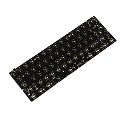 60% 61 64 QMK PCB Plate Stabilizers Kit Full Programmable Underglow RGB Led PCB 2u 2.25u Plate For Mechanical Keyboard GH60 DZ60