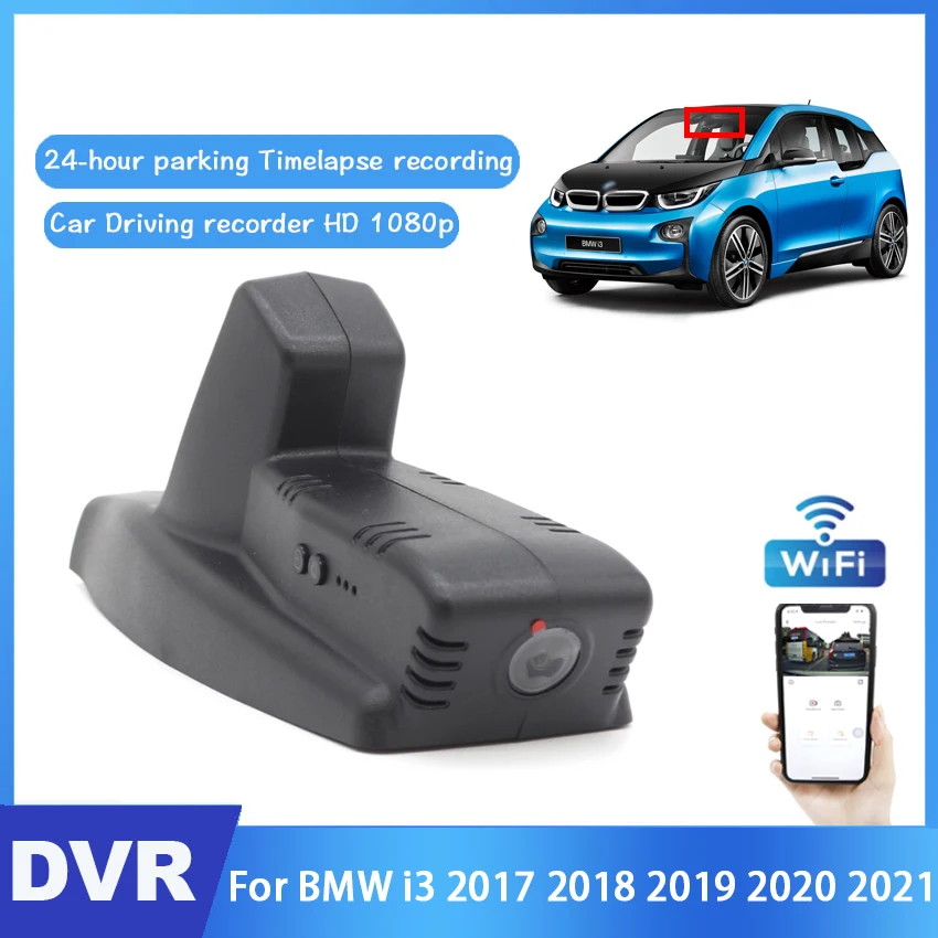 

WiFi Car DVR Dash Cam HD 2160P Video Recorder 24-Hour Parking Monitoring Driving Recorder For BMW i3 2017 2018 2019 2020 2021