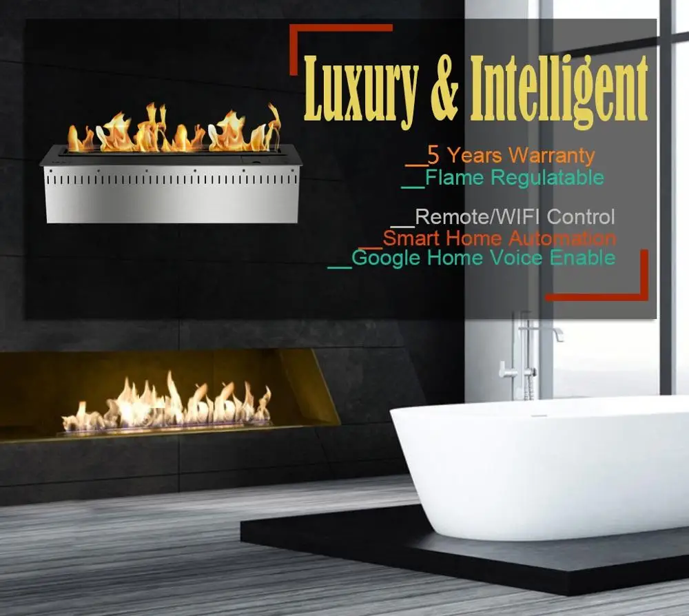 

Inno-Fire 36 inch bio fuel fireplace burner fireplace with remote