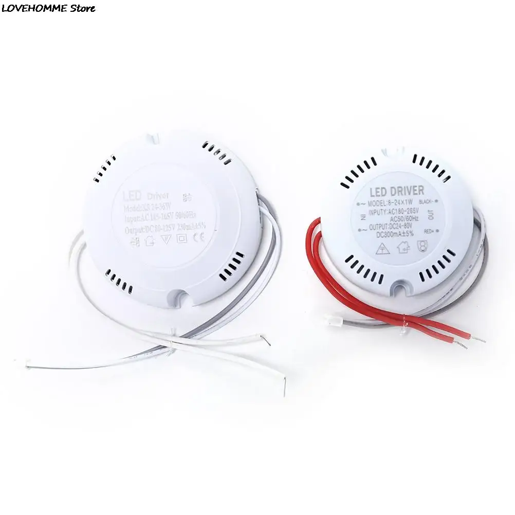 2018 1 Pc 24W 36w LED Driver,ceiling Driver,220v Round Driver Lighting Transform For LED Downlights,lights