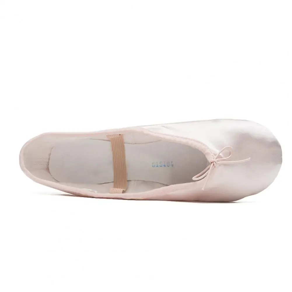 Ballet Pointe Slippers Anti-slip Soft Cowhide Ribbon Professional Ballet Dance Shoes With Ribbons for Girls Ladies Dance Shoes