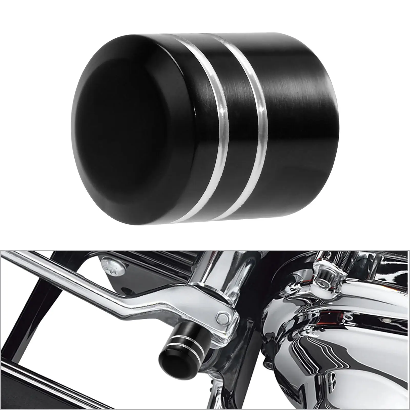 Motorcycle Heel Shift Shifter Lever Shaft Cap Cover For Harley Touring 1982-2021 Softail 1982-2017