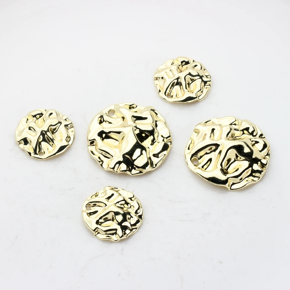 

Zinc Alloy Metal Distorted 3D Round Shape Charms Pendants 21mm 32mm 6pcs/lot for DIY Earrings Jewelry Making Accessories