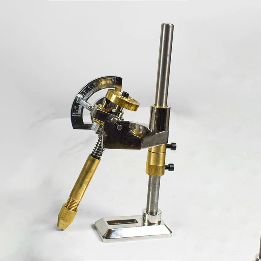Gemstone Angle Flat Polishing Copper Manipulator Grinding Machine Height Adjustment Jade Lapidary Faceting Machine With Scale