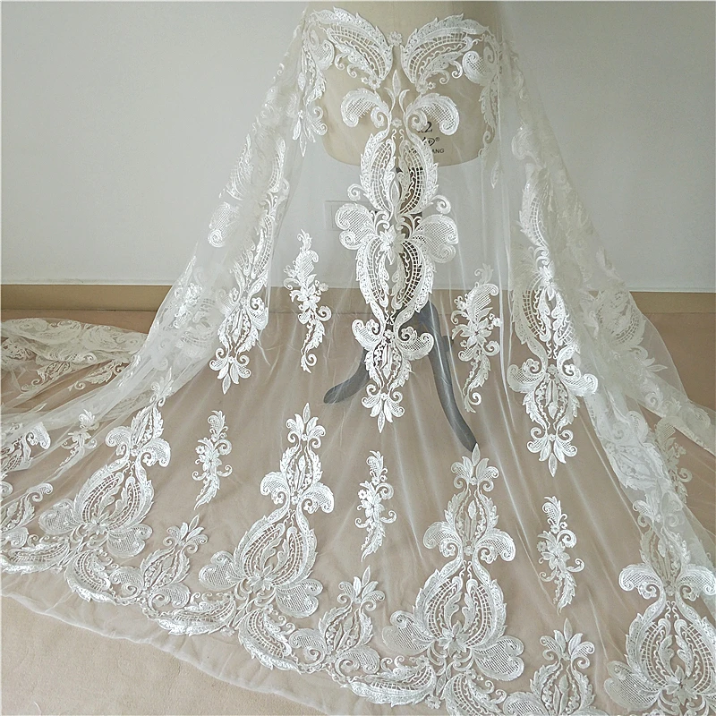 

French African fabric embroidery lace for dress