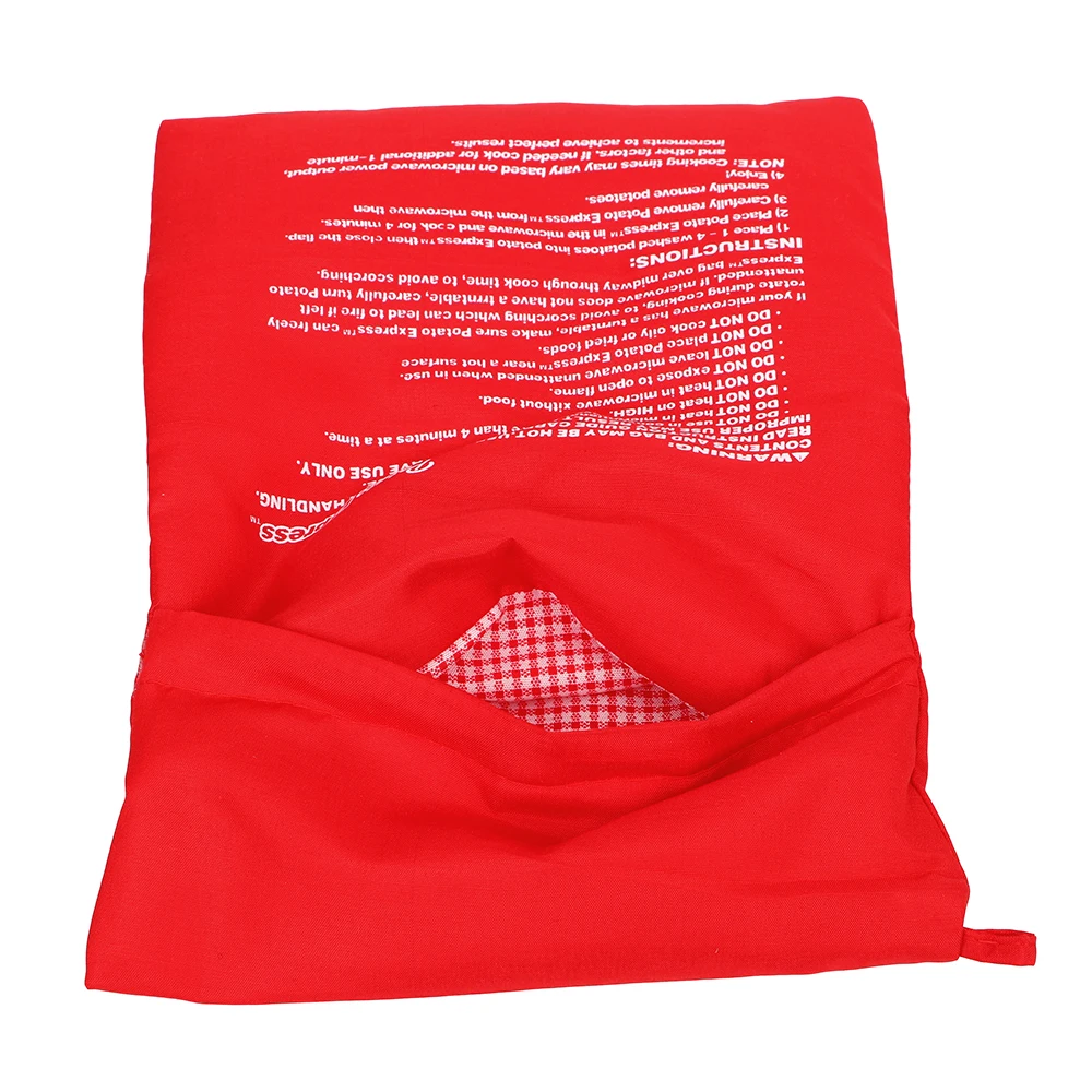 Microwave Baking Potatoes Bag Easy To Cook Steam Pocket Quick Fast Baked Potatoes Rice Pocket Washable Cooker Bag