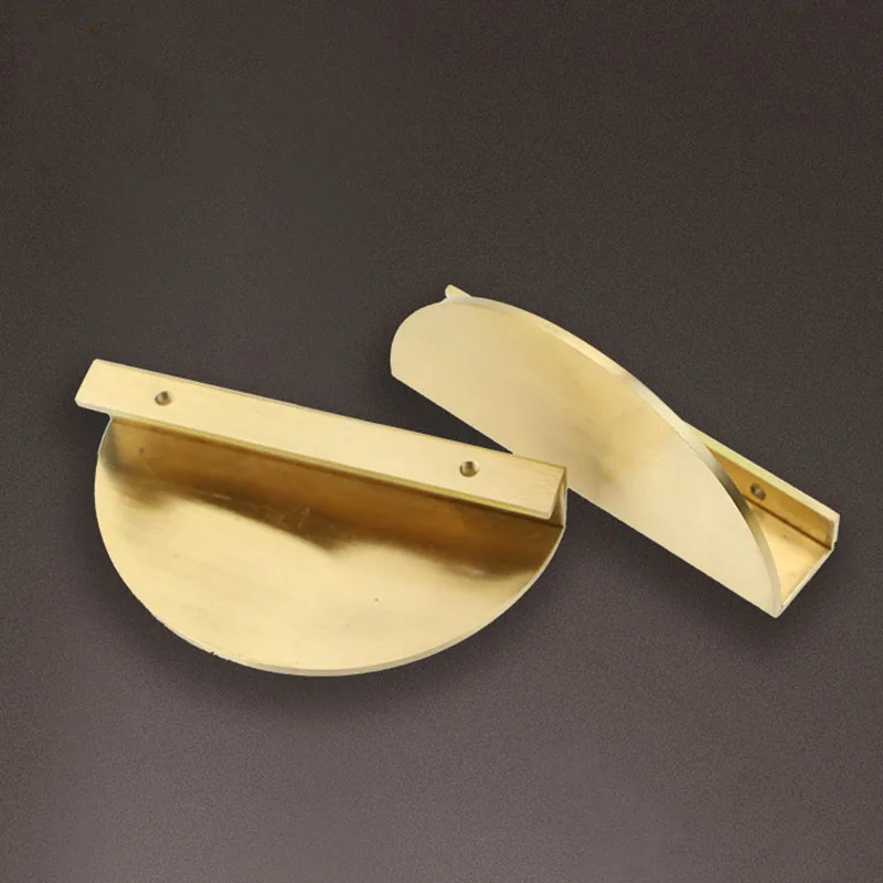 

1 Pair Brass Round Cabinet Knobs Wardrobe Handles Bookcase/Wine Cabinet Pulls Drawer Pulls Nordic Furniture Pull Handle