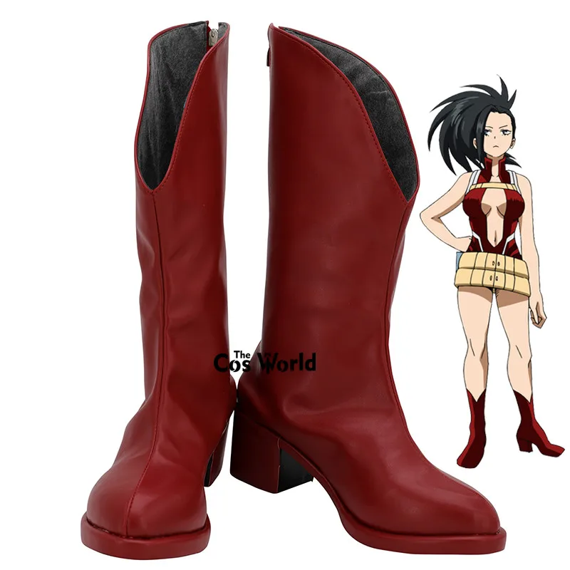 

Boku No Hero Academia Yaoyorozu Momo Anime Customize Cosplay Shoes Boots