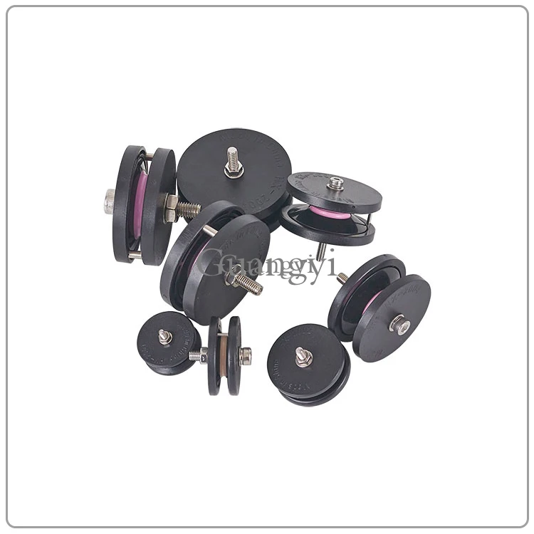 권선 기계 스테인레스 스틸 휠 안티-점프 와이어 조합 가이드 휠 와이어 휠 Tensioning 세라믹 도르래를 통해