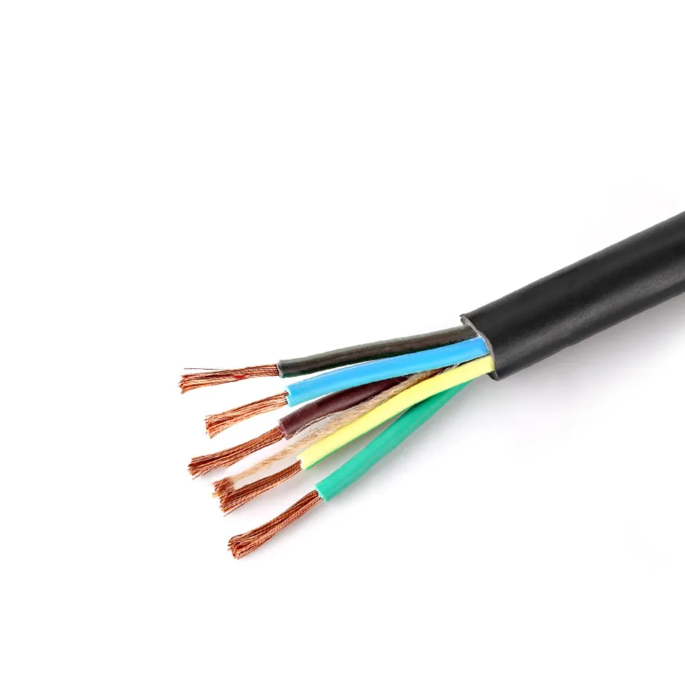 15 AWG 1.5MM2 RVV 2/3/4/5/6/7/8/10/12/14/16/18 Cores Pins Copper Wire Conductor Electric RVV Cable Black