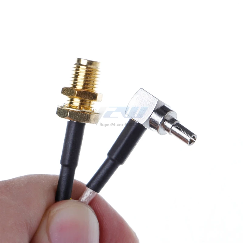 SMA Female to CRC9 MALE Right Angle Connector RG316 Pigtail Cable  SMA-K/CRC9-JW 10cm 15cm 20cm 25cm 30cm 40cm 50cm -1M