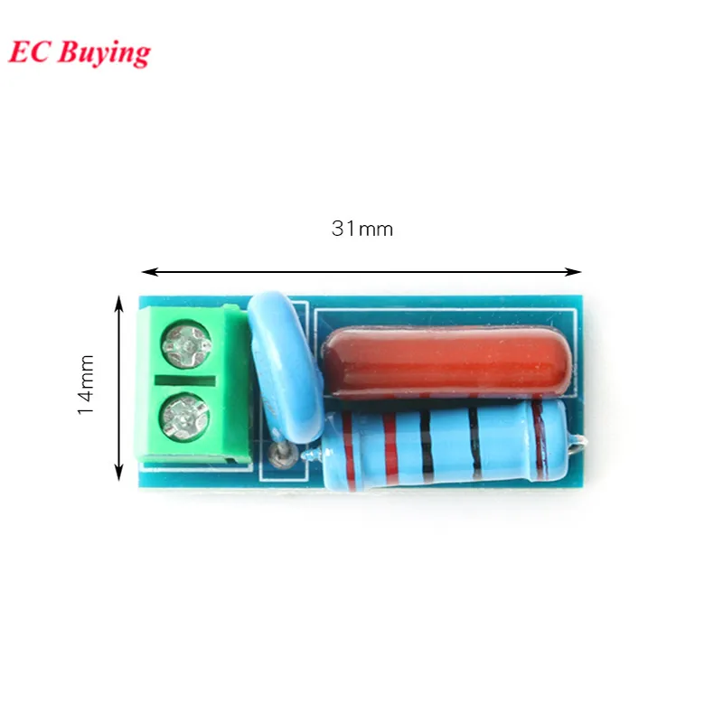 1-10Pcs RC Absorption/Snubber Circuit Module Relay Contact Protection Resistance Surge RC Anti-interference Module Board