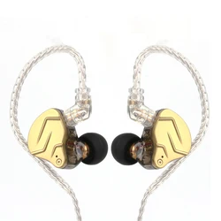 KZ ZSN PRO X Dual Driver 1BA+1DD Hybrid Metal Earphones HiFi in-Ear Monitor with Detachable 2Pin Cable