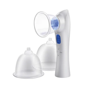 Hot sale vacuum suction breast enlargement machine 3 cups breast enhancer LED light photon therapy massager