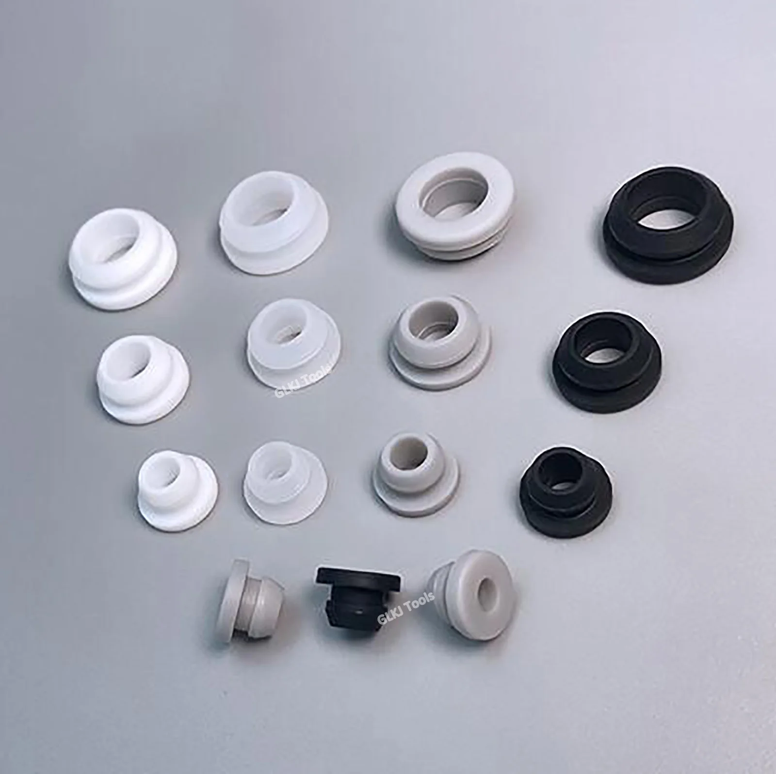 Imagem -06 - Borracha de Silicone Hole Caps Através do Furo Plug Snap-on Grommet Cabo de Fio Proteger Junta de Vedação 135 mm 22 mm 500 Pcs por Lote