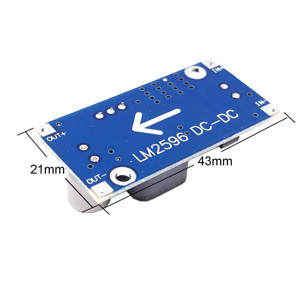 5 Pcs DC-DC LM2596 LM2596S 4-35V Verstelbare Step-Down Power Dc Naar Dc 3A Max Uitgang 1.23V-30V Verstelbare Supply Module