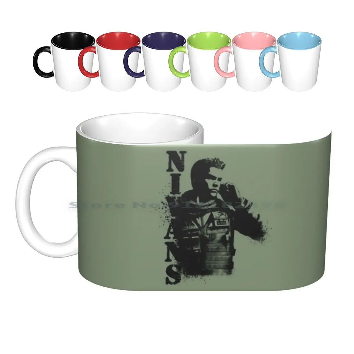 For The Bsaa Ceramic Mugs Coffee Cups Milk Tea Mug Piers Re6 Sniper Soldier Bsaa Chris Redfield Game Bioterrorism Nivanfield