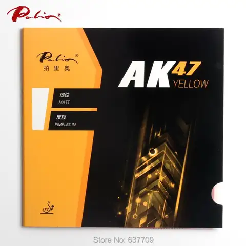 Palio AK47 40+ резина для настольного тенниса, синяя губка — фото модели