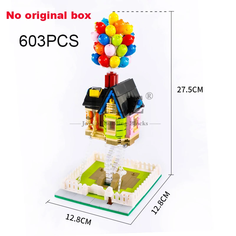 Moc Flying Balloon House Up 7025 sospensione a casa fai-da-te blocchi di mattoni City Street View compatibile con assemblaggi parte regalo