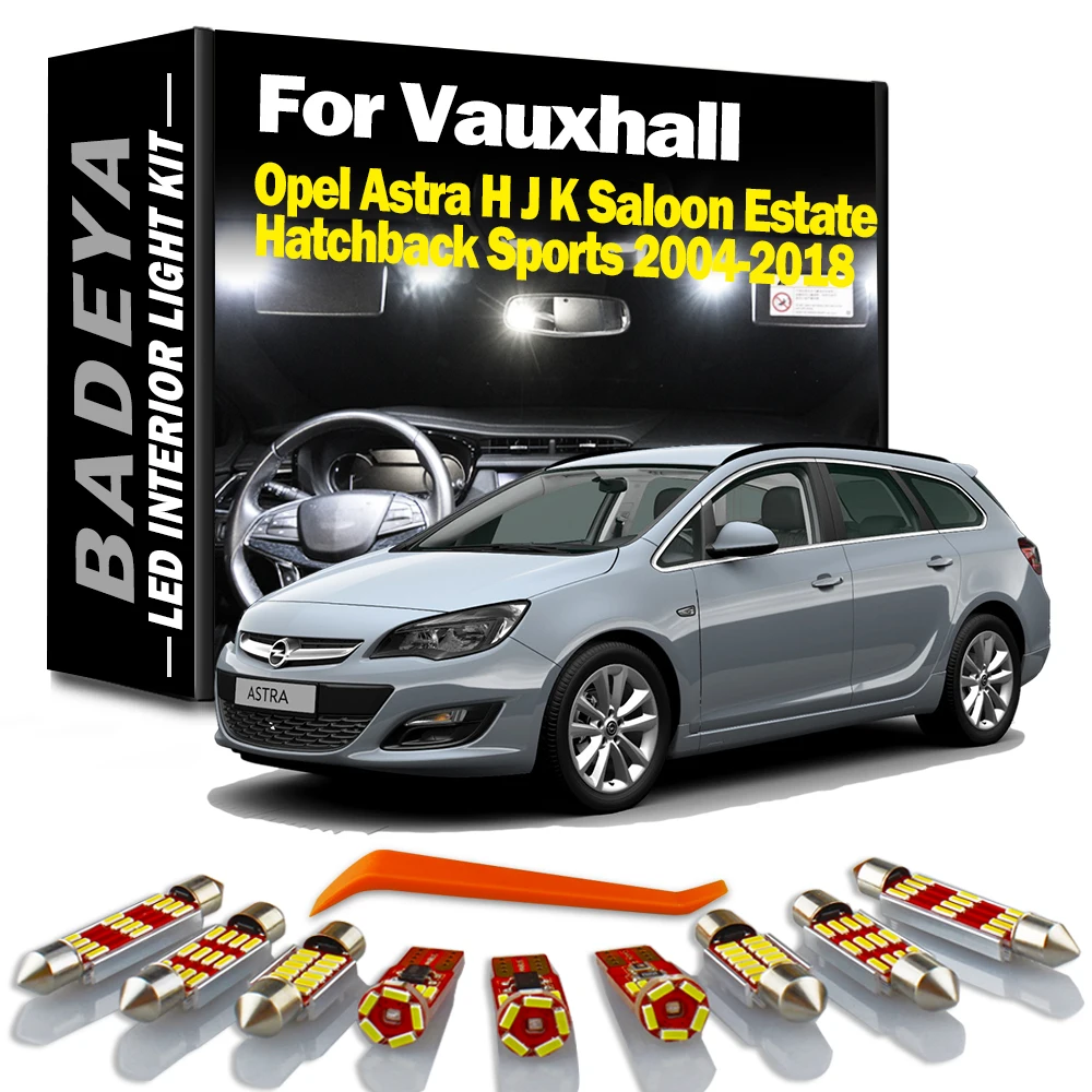 Lot 2 Éclairages LED Coffre Voiture Opel - Compatible Astra Corsa Insignia Adam Ampera - Blanc 6000K