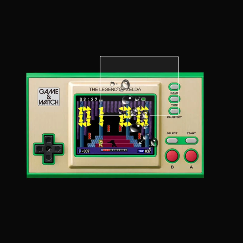 Protetor de tela de exibição de película protetora de vidro temperado para nintendo game watch console capa proteção jogo & relógio acessórios