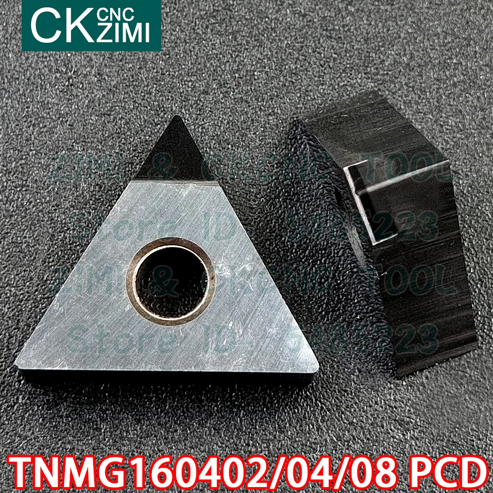 TNMG160402 PCD TNMG160404 PCD TNMG160408 PCD إدراج الماس إدراج أدوات آلة خرط تعمل بالتحكم الرقمي بواسطة الحاسوب قطع تحول أدوات TNMG للألمنيوم