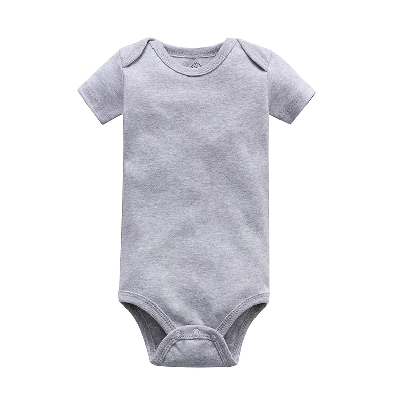 Unisex Baby Bodysuits 100% Cotton Boys Girls 0-24 Months Black and white   Short Slevee Baby Clothes