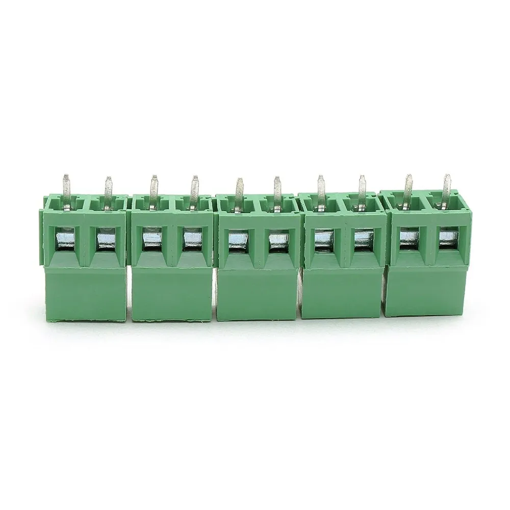 100 Stück KF128-2Pin/3Pin Pitch 2,54/3,5/3,81/5,0/7,5 mm Abstand Klemmenblock Splice Terminal Schraubtyp PCB Schraubklemme – Detail 7