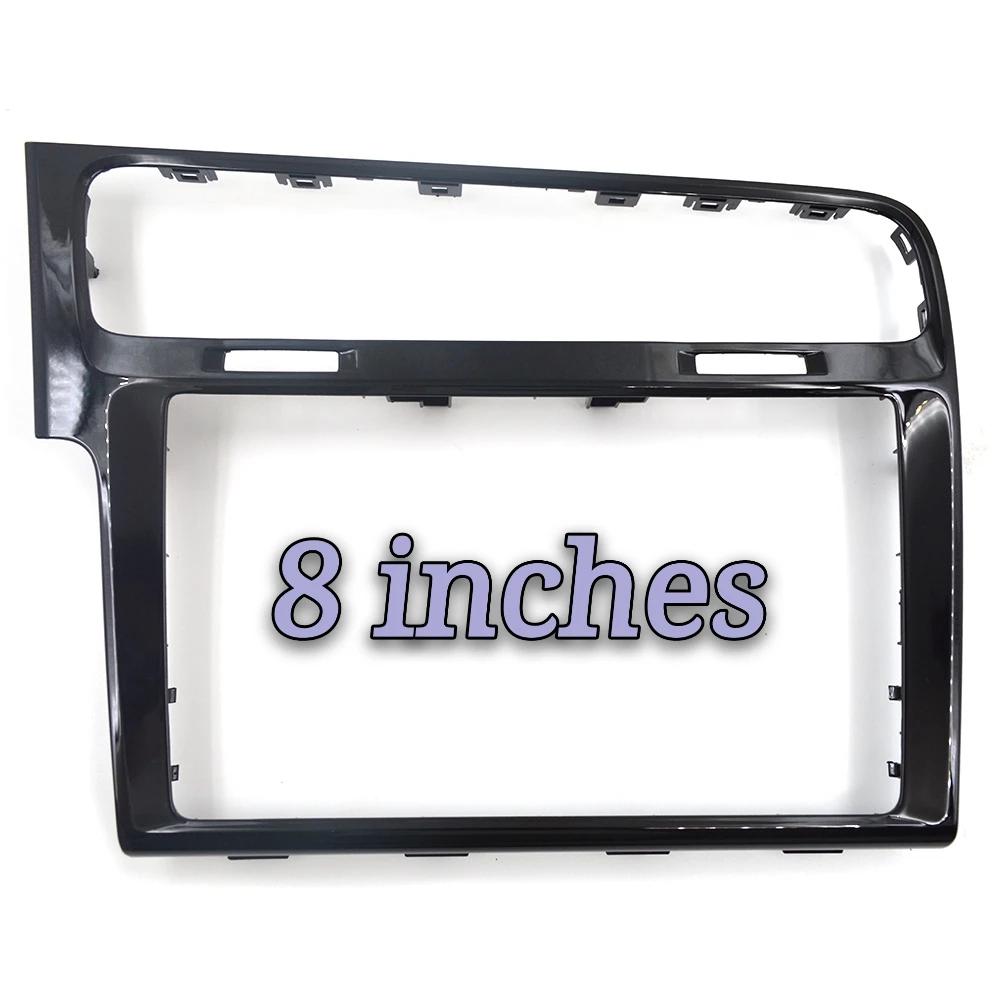 8 inch / 9.2 inch Piano Black MIB Radio Frame Panel Plates Decorative Frame For VW Golf 7 MK7 Golf 7.5 MK7.5 MIB Stereo