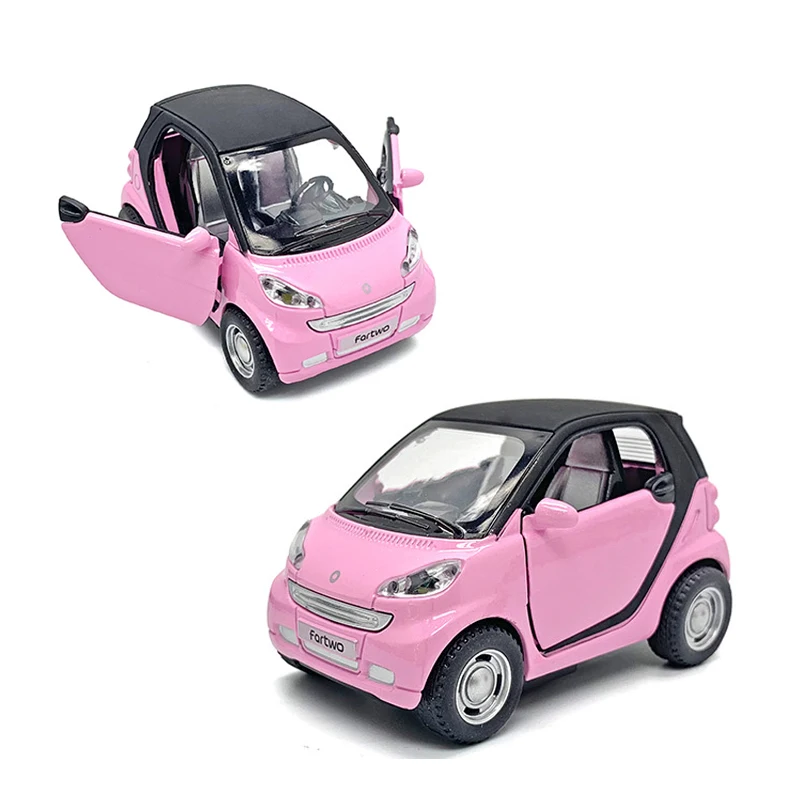 Toy Vehicles Diecast Model Cars-Toy For Children Metal Cars For Brithday Decoration Smart Fortwo