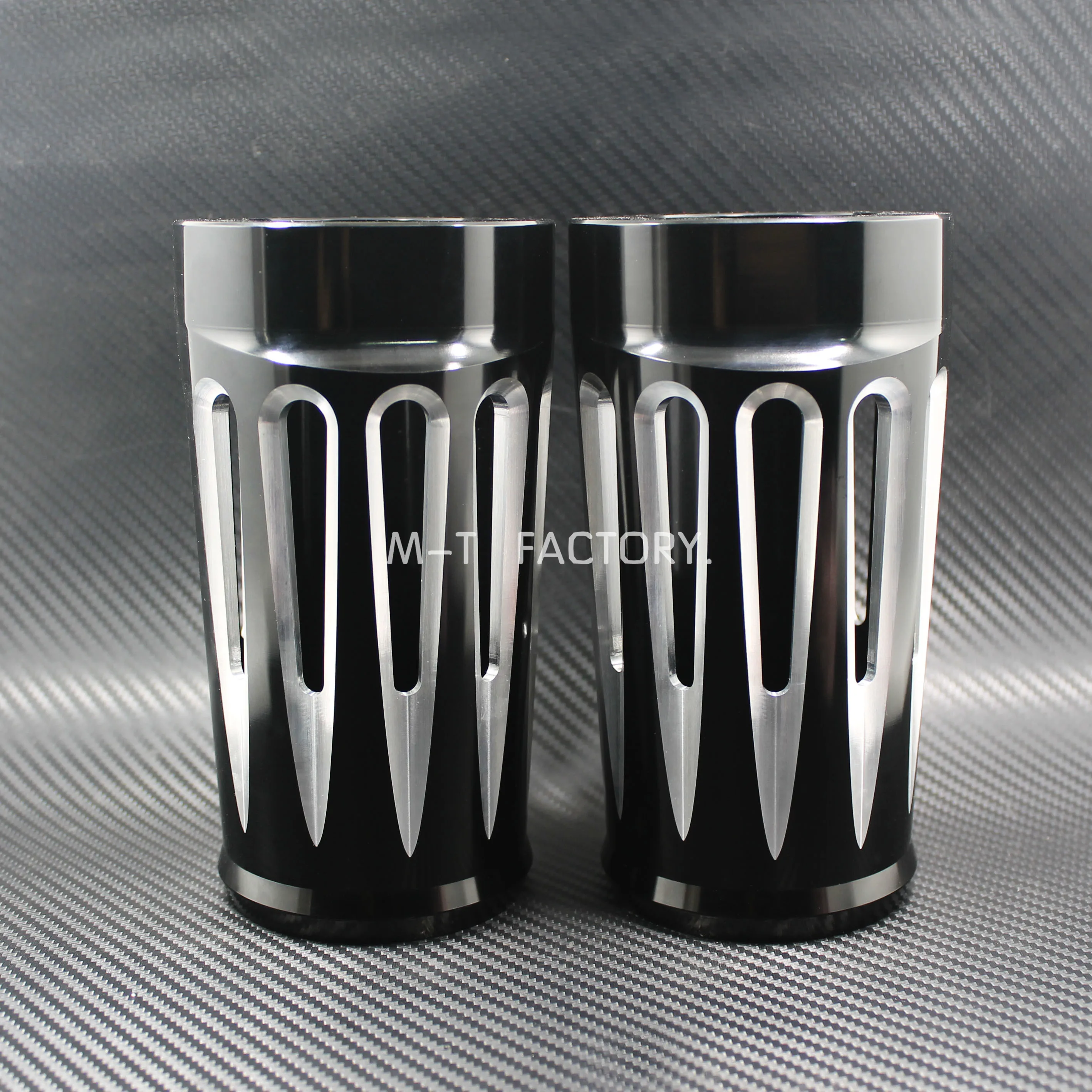 أغطية تمهيد الشوكة الأمامية للدراجة النارية Harley Touring 1980-2013 Electra Glide Road King Street Road Glide FLHR FLHX FLTRX #5