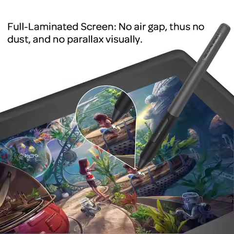 GAOMON-Display Tablet gráfico totalmente laminado com 9 teclas Express, 8192 Passive Tilt Suporte Pen, 88% NTSC, PD156 PRO, 15,6 pol