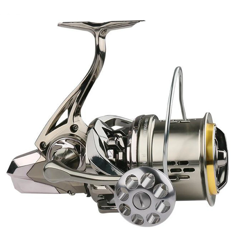 

CC8000/10000/12000 Fishing Reel Cast Long Shot Power Stainless Steel Screw-in Seawater-proof Spinning Wheel Fishing Accessories