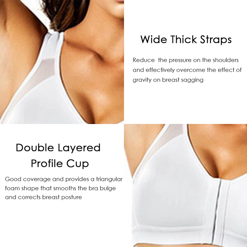 S-5XL Posture Corrector Lift Up Bra Women New Cross Back Bra Breathable Underwear Shockproof Sports Support Fitness Vest Bras