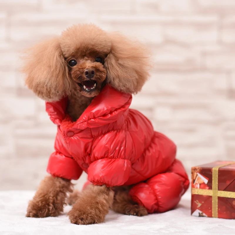 Winter Pet Dog Clothes Warm Down Jackets For Small Dogs Thicken Waterproof Puppy Pet Coat Windproof Jumpsuit Clothing Overalls