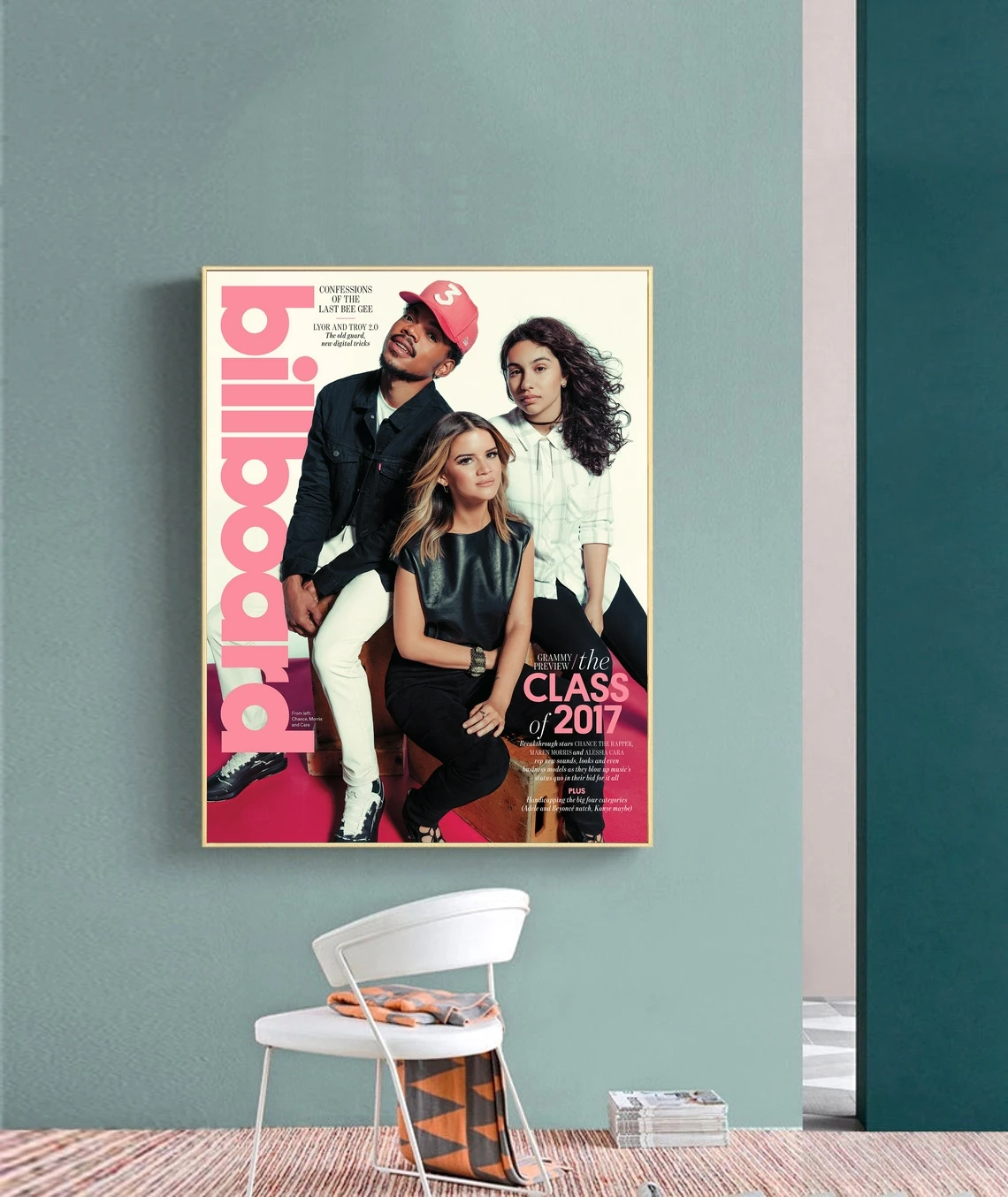 Chance the Rapper, Maren Morris and Alessia Album Canvas Poster Hip Hop Rapper Pop Star Wall Painting Decoration (No Frame)