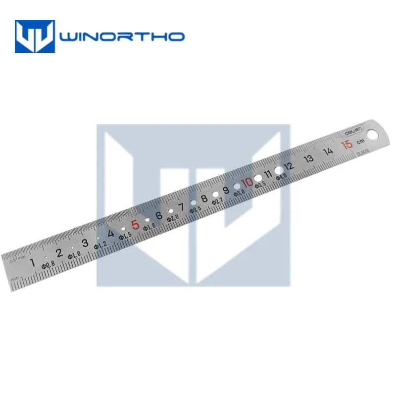 Metric Ruler veterinary Orthopaedic Drill & Screw Gauge instruments surgical tools animal plate medical screws