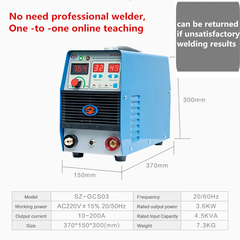 Cold Welding Machine Stainless Steel Industry Laser Welding Pulse Mold Repair Multifunctional Tig/Argon Arc Welder for Battery