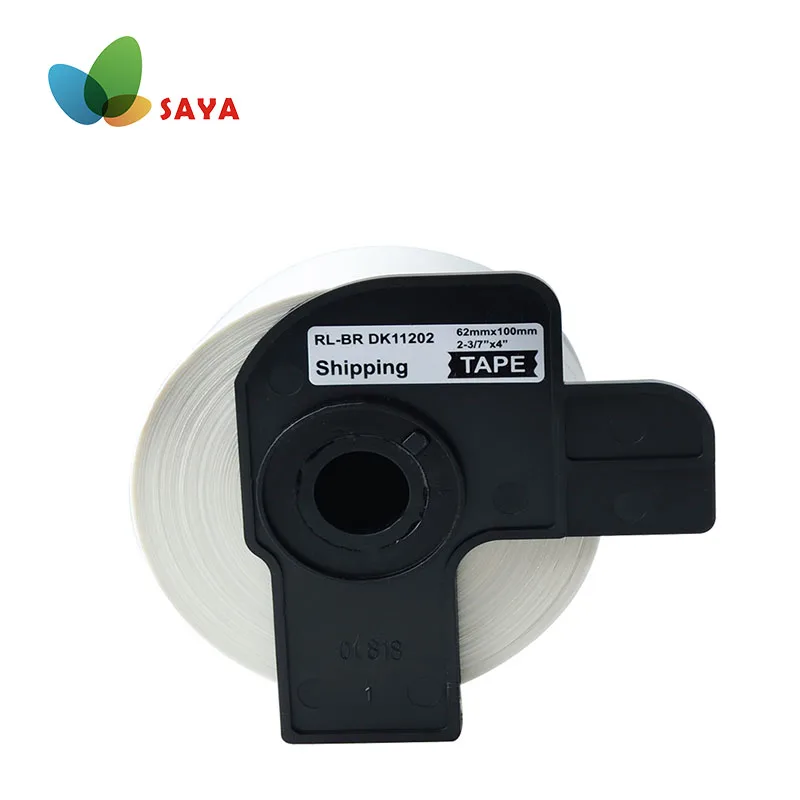 

1 Roll Label tape DK-11202 Label 62mm*100mm 300pages/roll Continuous Compatible for Brother QL-500/500A/550/560/570/570VM/580N