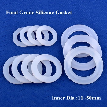 ID 11 ~ 50mm OD 19 ~ 70mm guarnizione in Silicone per uso alimentare anello di tenuta ad alta temperatura anello di tenuta distributore d'acqua guarnizione per tubo dell'acqua