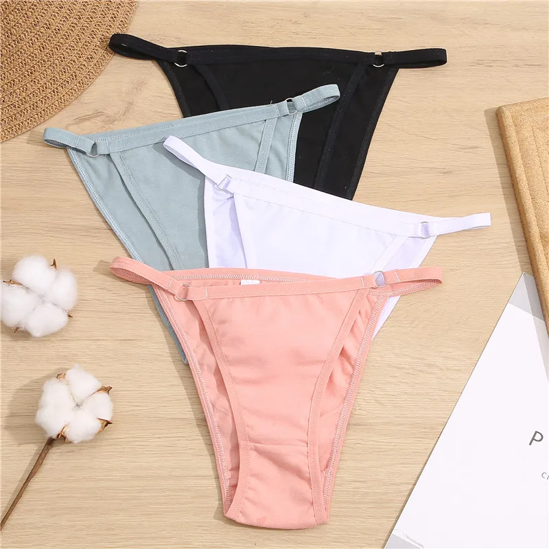 New Women\'s Cotton Briefs Sexy Low Waist Underwear M-2XL Female Underpant Soft Woman Sexy Panty Plus Size Lingerie