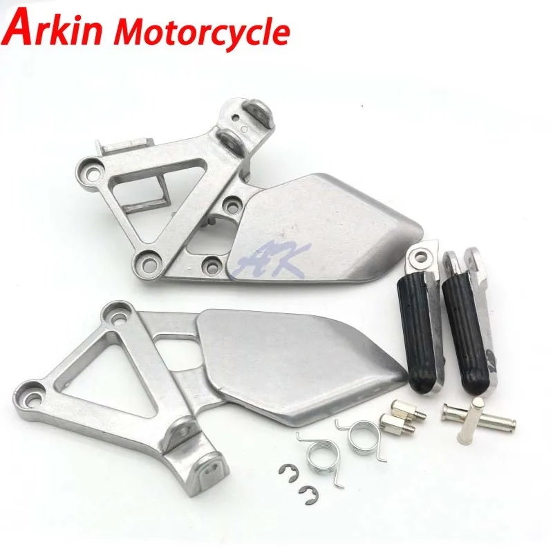 

For Honda CBR250 MC19 1988-1989 Brand New Front Foot Peg Footrest Bracket Set Motorcycle 88 89